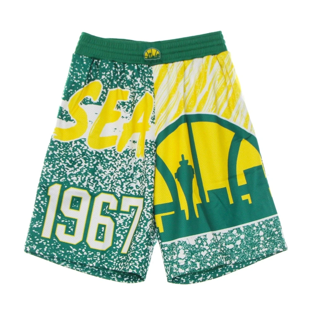 Mitchell & Ness NBA Jumbotron Sublimated Basketbalshorts Multicolor Heren