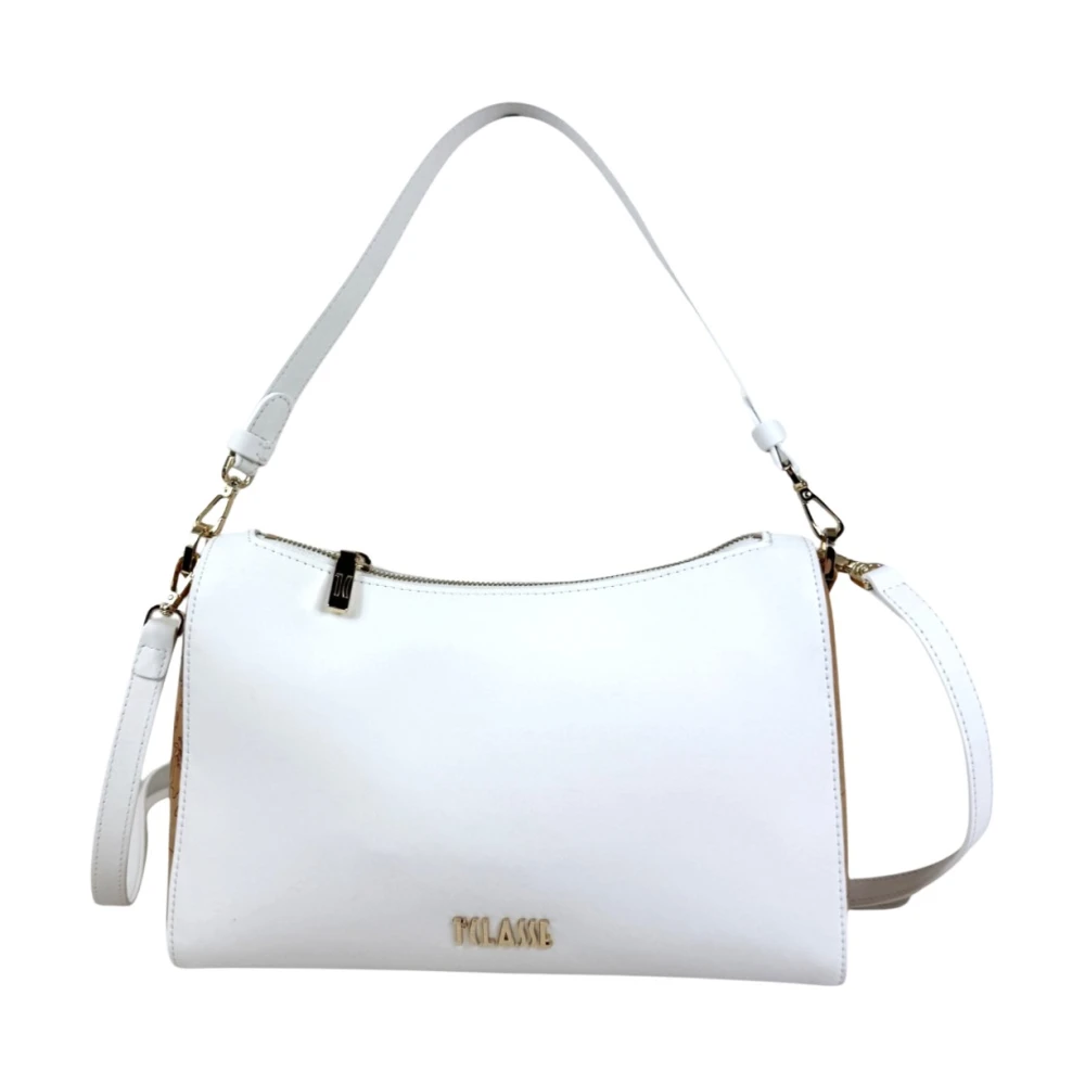 Alviero Martini 1A Classe Women's White Shoulder Bags, One Size, Geo Harmonia Sottospalla Doppia Portabilità