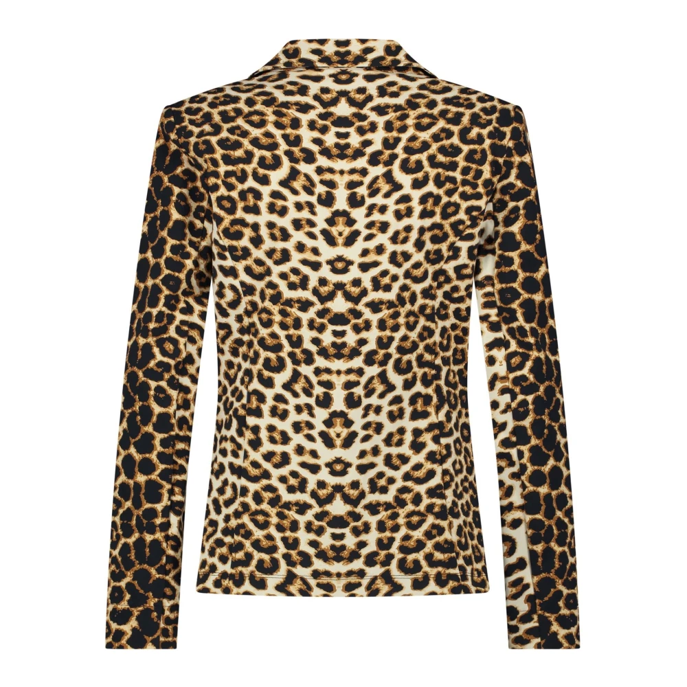 Lady Day Luipaardprint Blazer Brown Dames