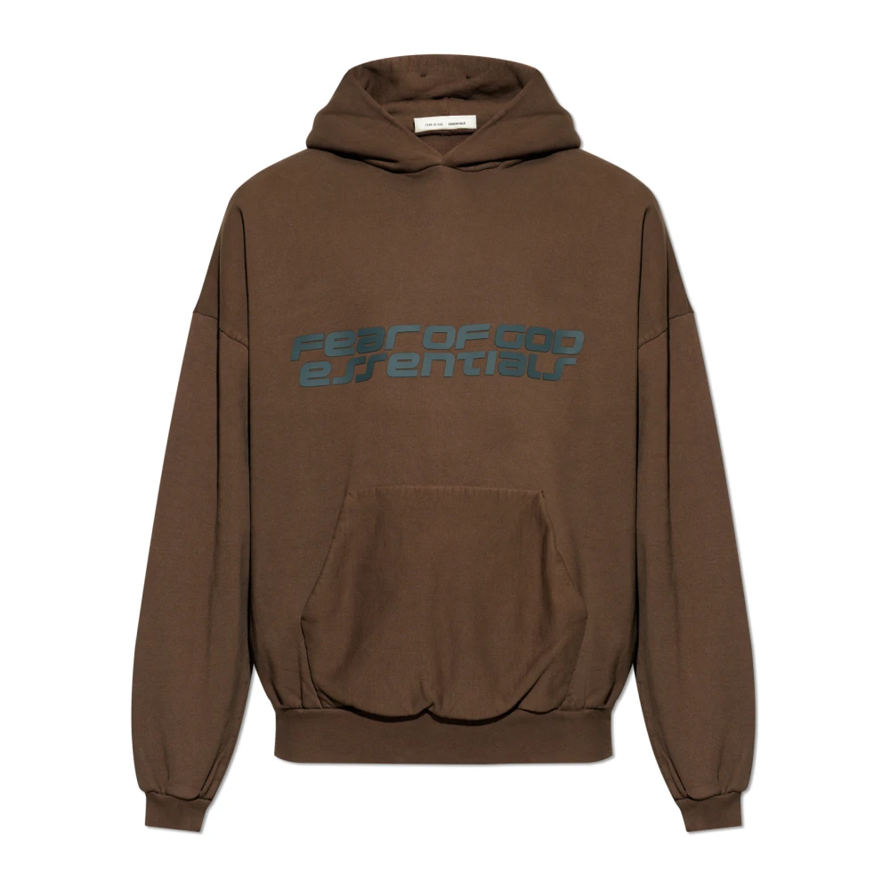 Fear Of God Brown Heavy Fleece 90S Hoodie - Male - Hoodies - S - Sweatshirts & Hoodies