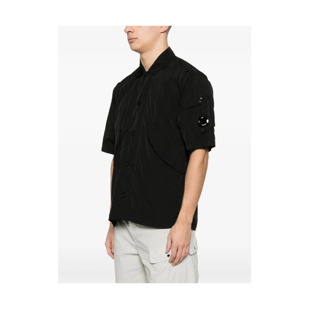 C.P. Company Zwarte Utility Shirt met Zakken Black Heren