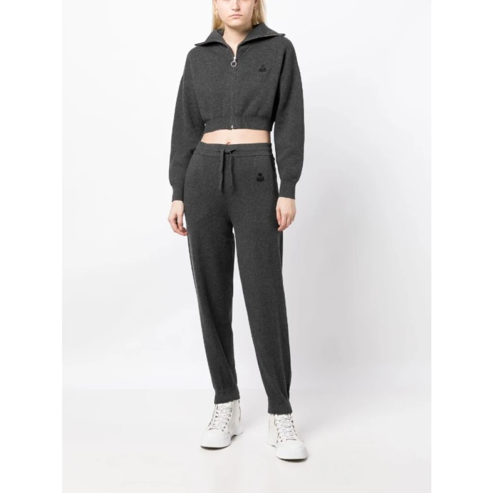 Isabel Marant Étoile Antraciet Joggingbroek Kira Punto Gray Dames
