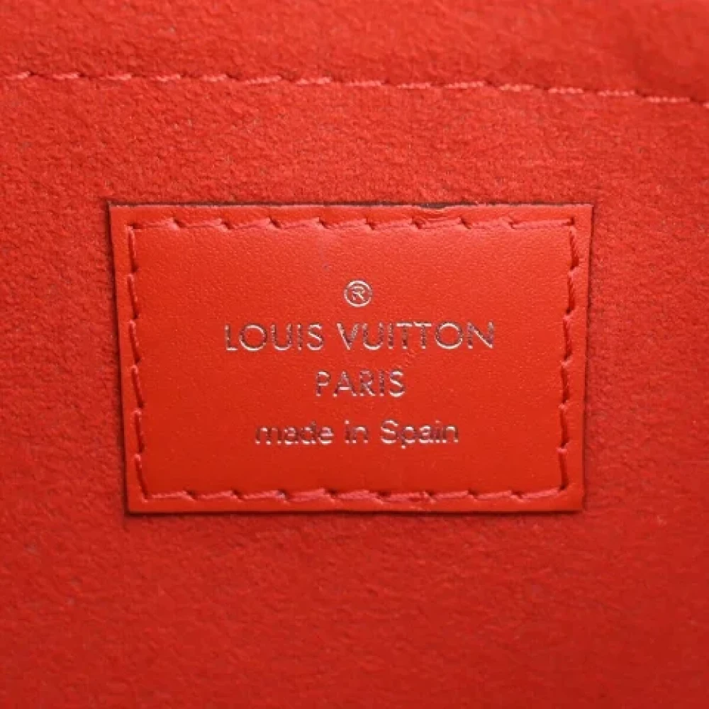 Louis Vuitton Vintage Pre-owned Leather pouches Red Dames