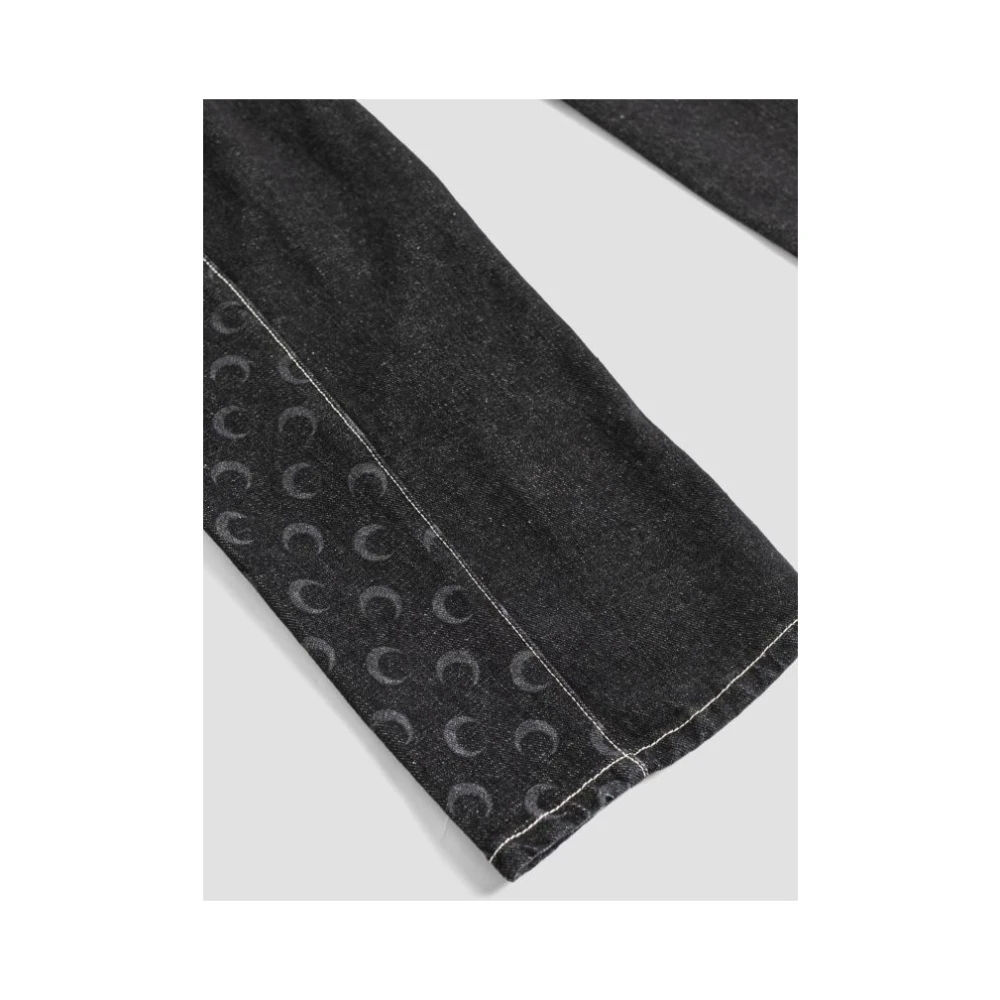 Marine Serre Zwarte Moon Jeans Gray Dames