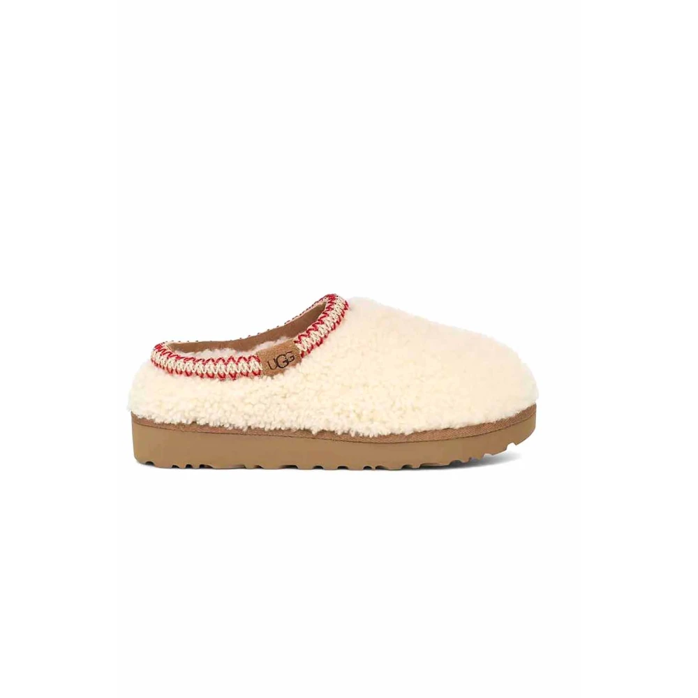 Beige Sandaler med Tasman Flette