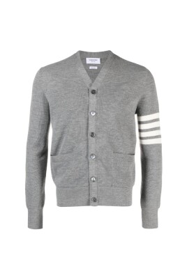waffle-stitch-v-neck-cardigan-light-grey