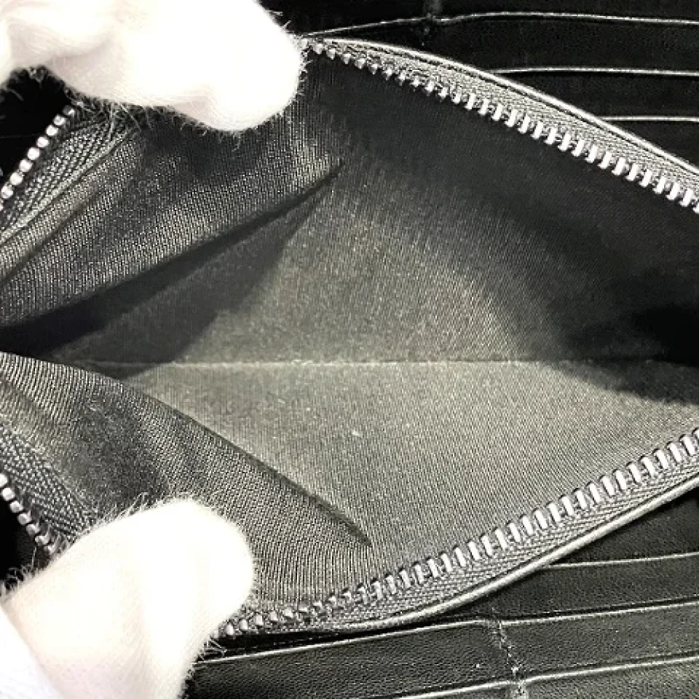 Jimmy Choo Pre-owned Leather wallets Black Dames