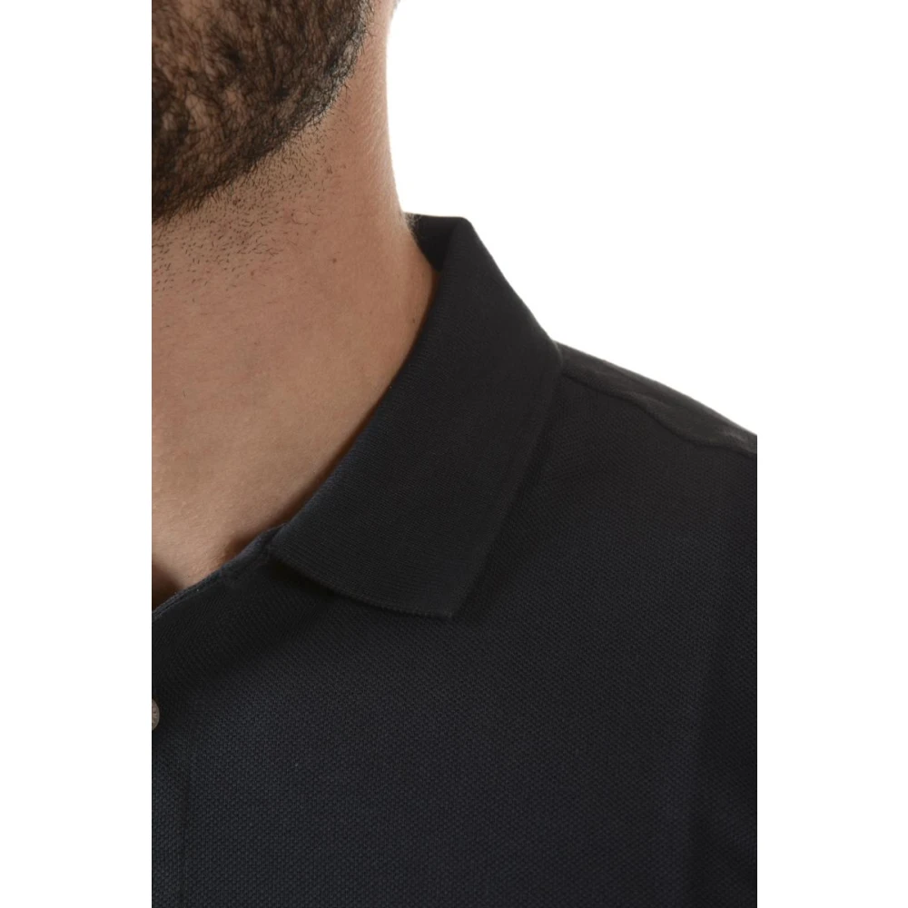 Emporio Armani EA7 Klassieke Polo Shirt voor Mannen Blue Heren