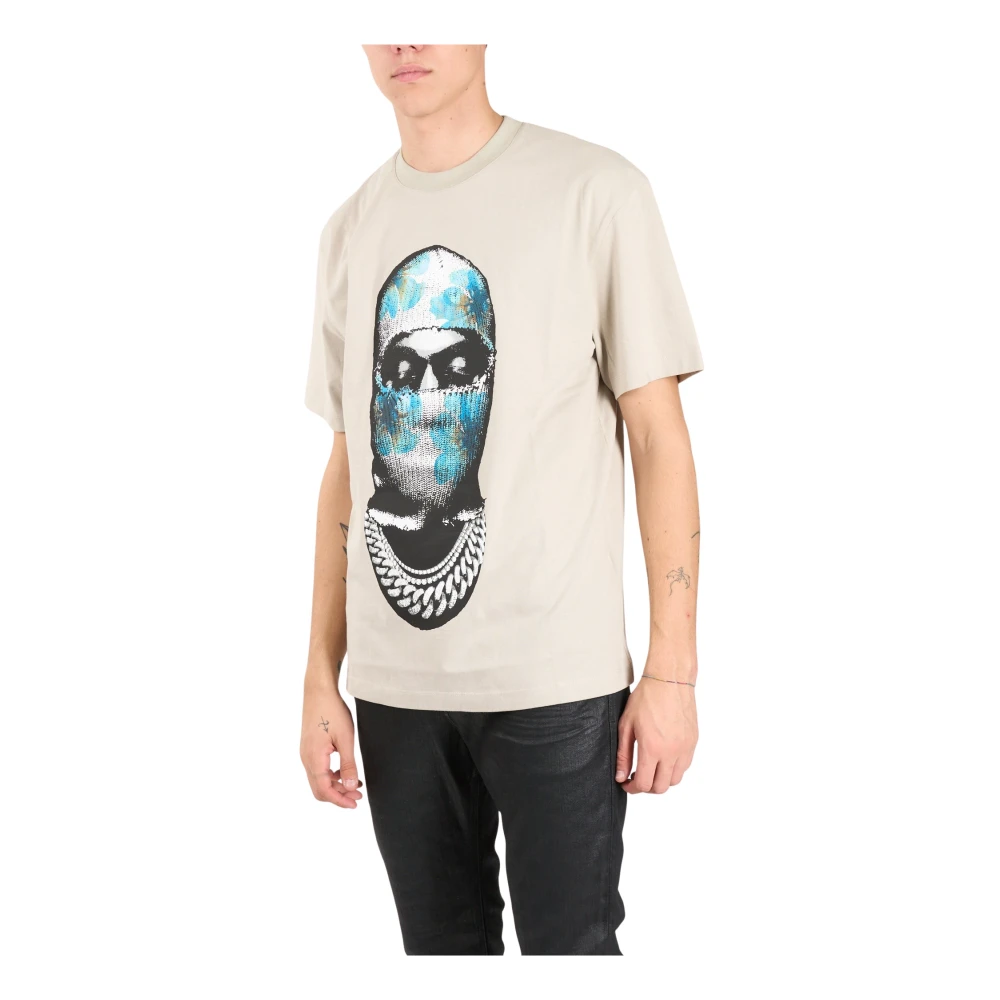 IH NOM UH NIT Petali T-shirt met bloemenprint Gray Heren