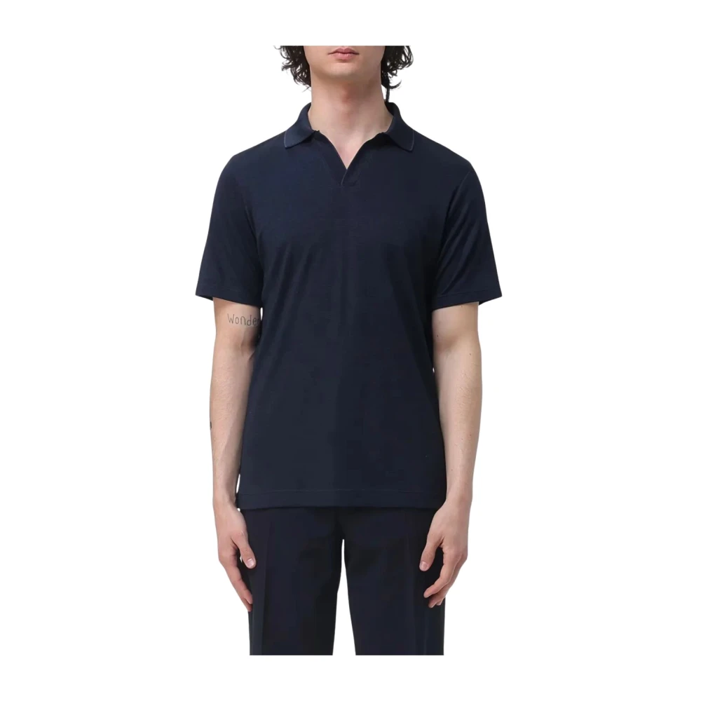 Paul & Shark Men's Blue Polo Shirts, Xl, X-Soft Open-Collar Polo Shirt