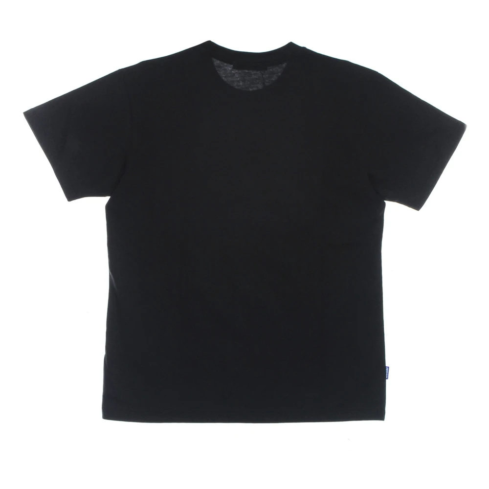 Usual Zwarte Minilogo Tee Korte Mouw T-shirt Black Heren