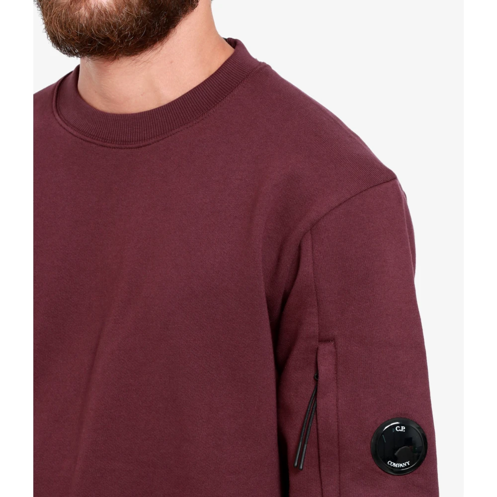 C.P. Company Bordeaux Sweater met Zak Red Heren