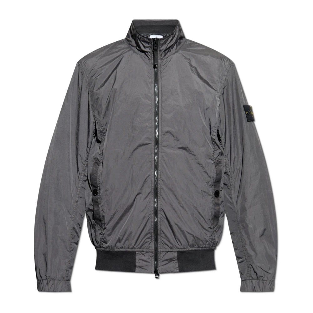 Stone Island Lätt jacka med logotyp Gray, Herr