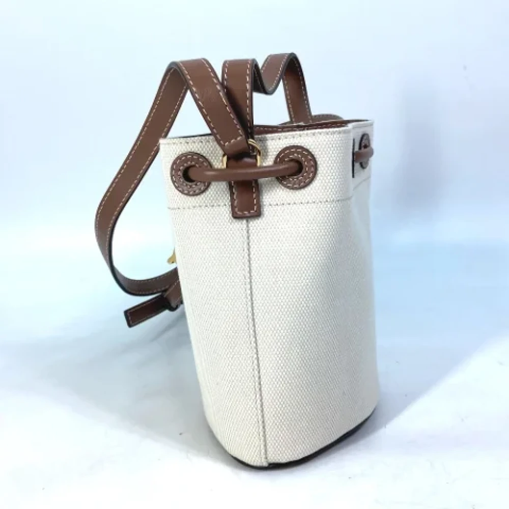Burberry Vintage Pre-owned Fabric shoulder-bags Beige Dames