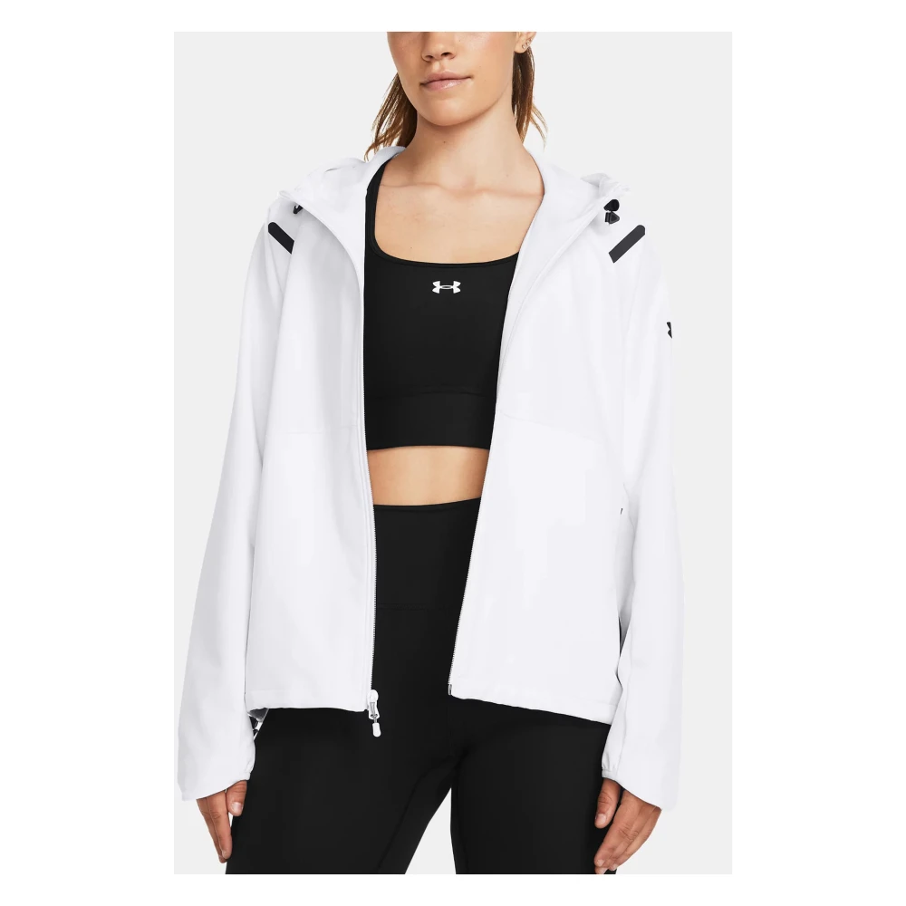 Under Armour Unstoppable Hooded Jas White Dames