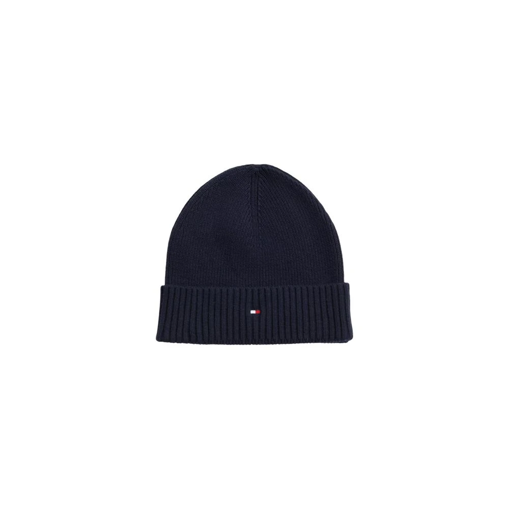 Tommy Hilfiger Blauwe Katoenen Sjaal Herencollectie Blue Heren