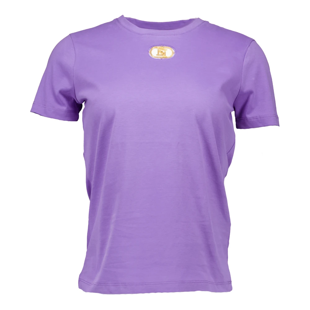 Elisabetta Franchi t-shirts paars Purple Dames