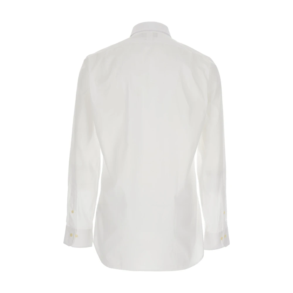 Polo Ralph Lauren Wit Overhemd met Puntkraag en Borduursel White Heren