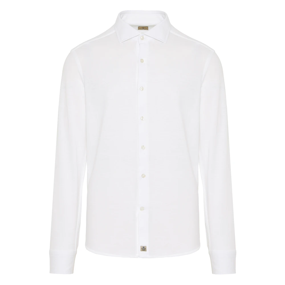 Sonrisa Italiaans Katoen Lyocell Shirt White Heren