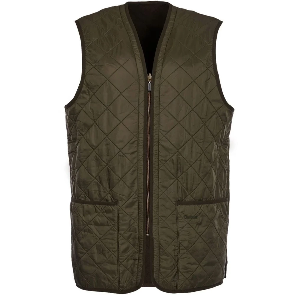 Barbour Veelzijdige Polarquilt Rits Vest Green Heren