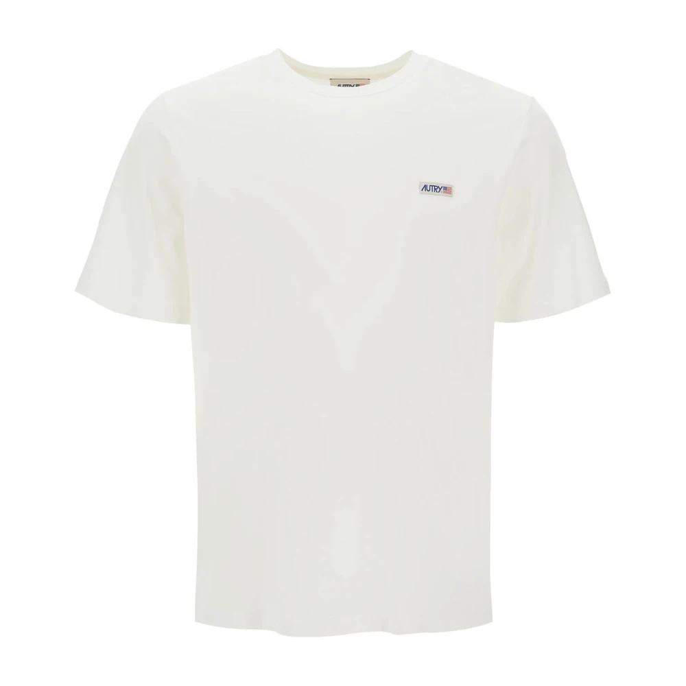 Autry Vintage Washed Relaxed Fit T-Shirt White Heren