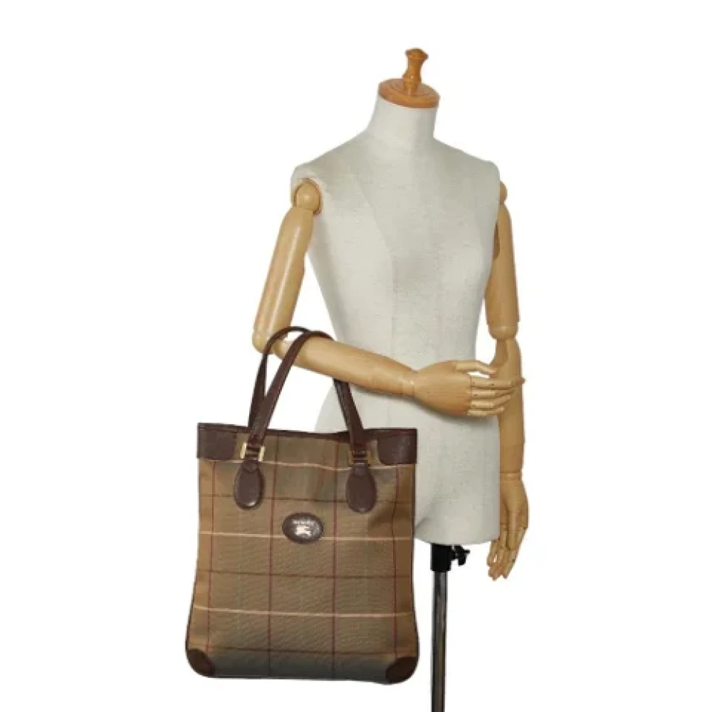 Burberry Vintage Pre-owned Canvas totes Brown Dames