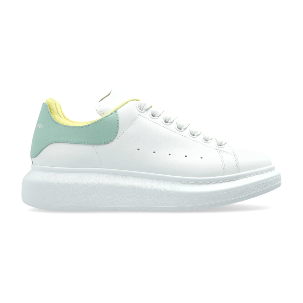 Alexander McQueen Sportschoenen met logo Dames Schoenen Wit