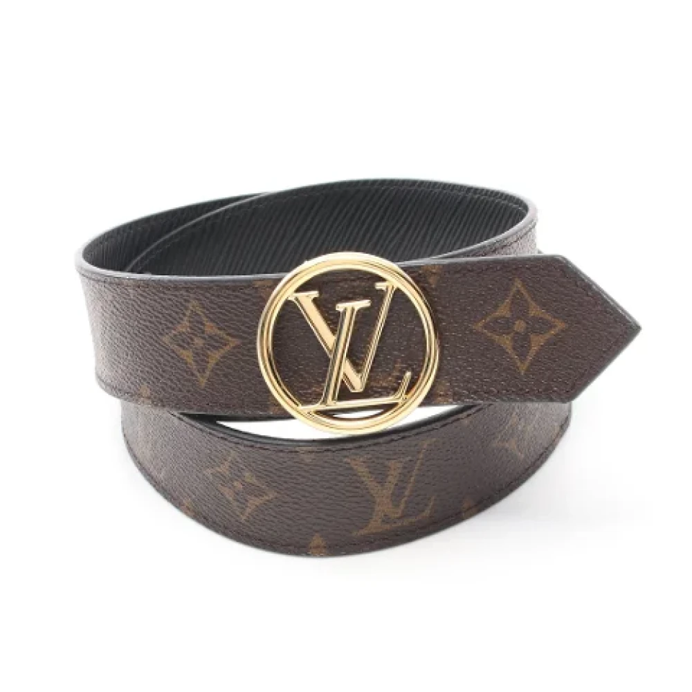 Louis Vuitton Vintage Pre-owned Leather belts Black Heren