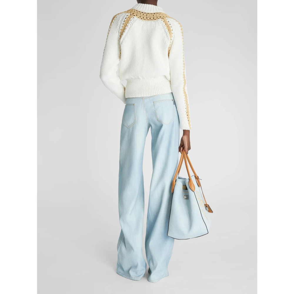 Ermanno Scervino Stijlvolle Bomberjas White Dames