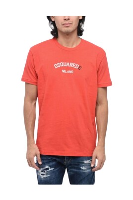t-shirt-en-coton-rouge-avec-col-rond-et-imprime-frontal