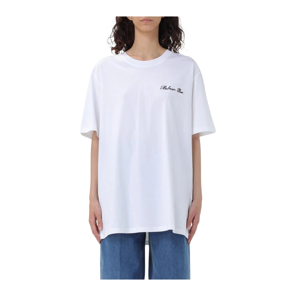 Balmain - Tops > T-Shirts - White - Balmain - Modalova