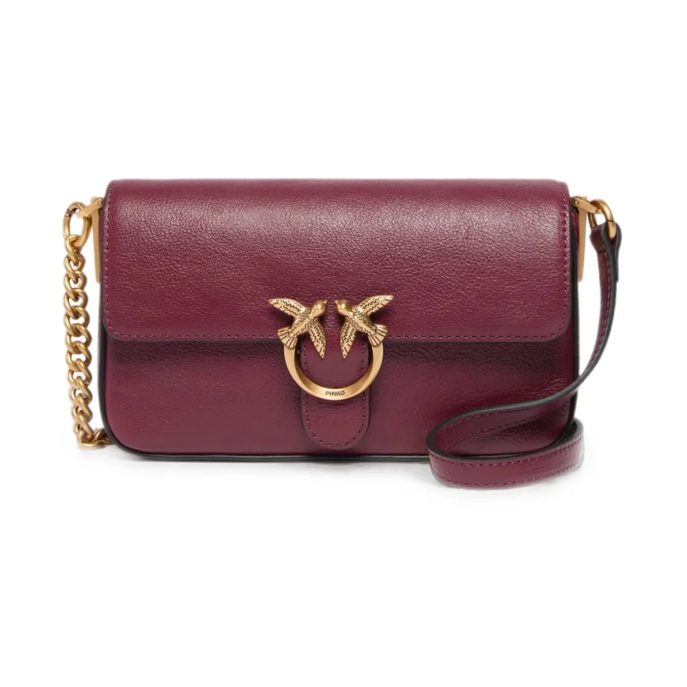 Pinko - Love One Slouchy Baby - Bags - Mujer - Rojo - One Size