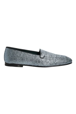 Glitter Lurex Logo Dress Loafers