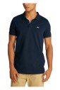 polo-bleu-uni-printemps-ete