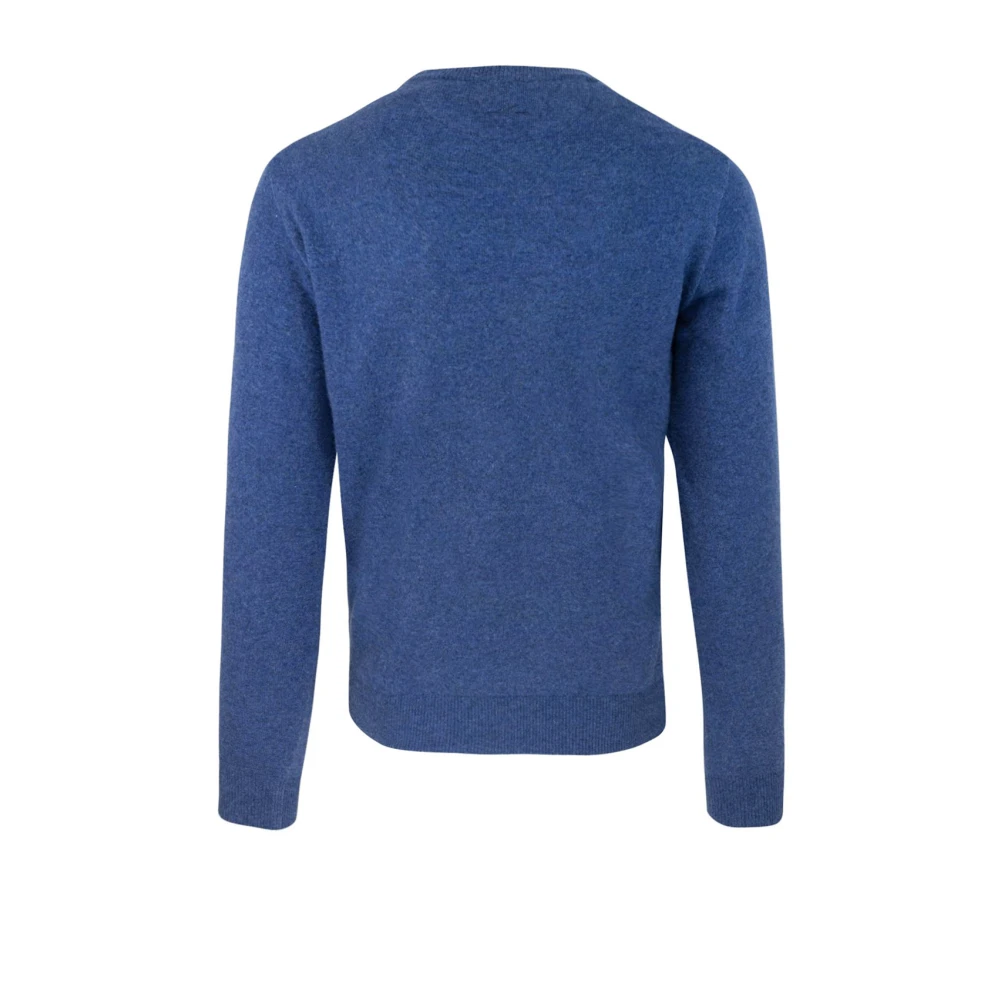 PAUL & SHARK Blauwe Crew Neck Sweater Regular Fit Blue Heren
