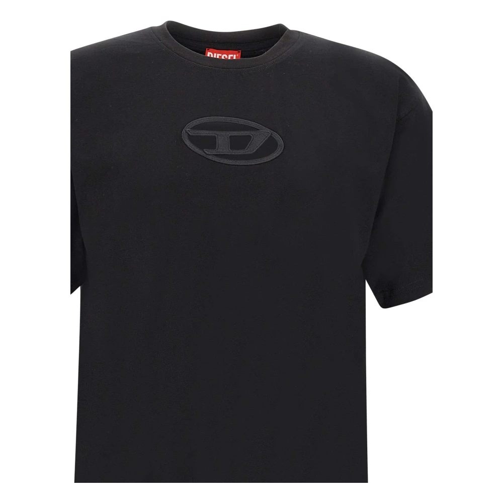 Diesel Zwarte T-shirts en Polos voor Mannen Black Heren