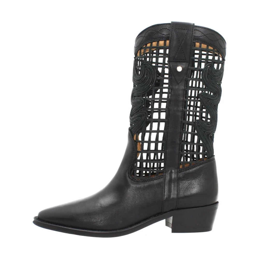 Alpe Cowboy Boots Black Dames