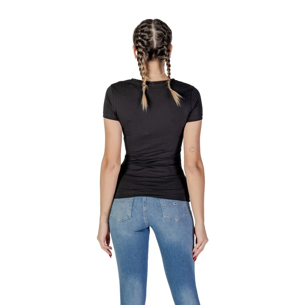 Guess Zwarte Katoenen Dames T-shirt Black Dames
