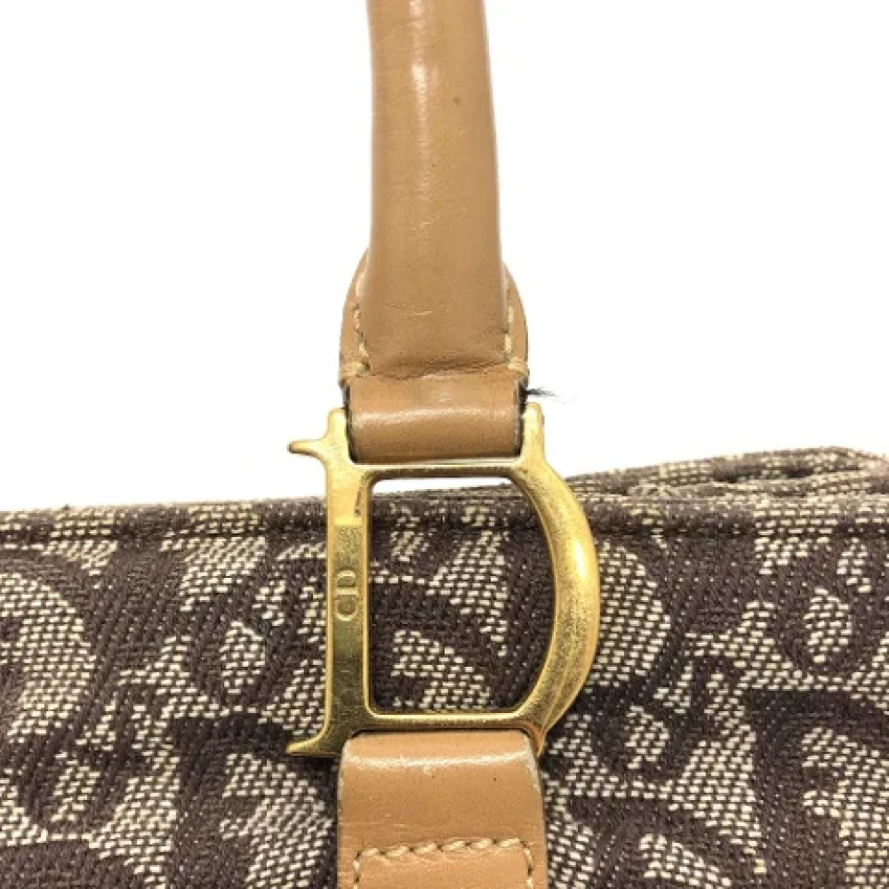 Dior Vintage Pre-owned Fabric dior-bags Brown Dames