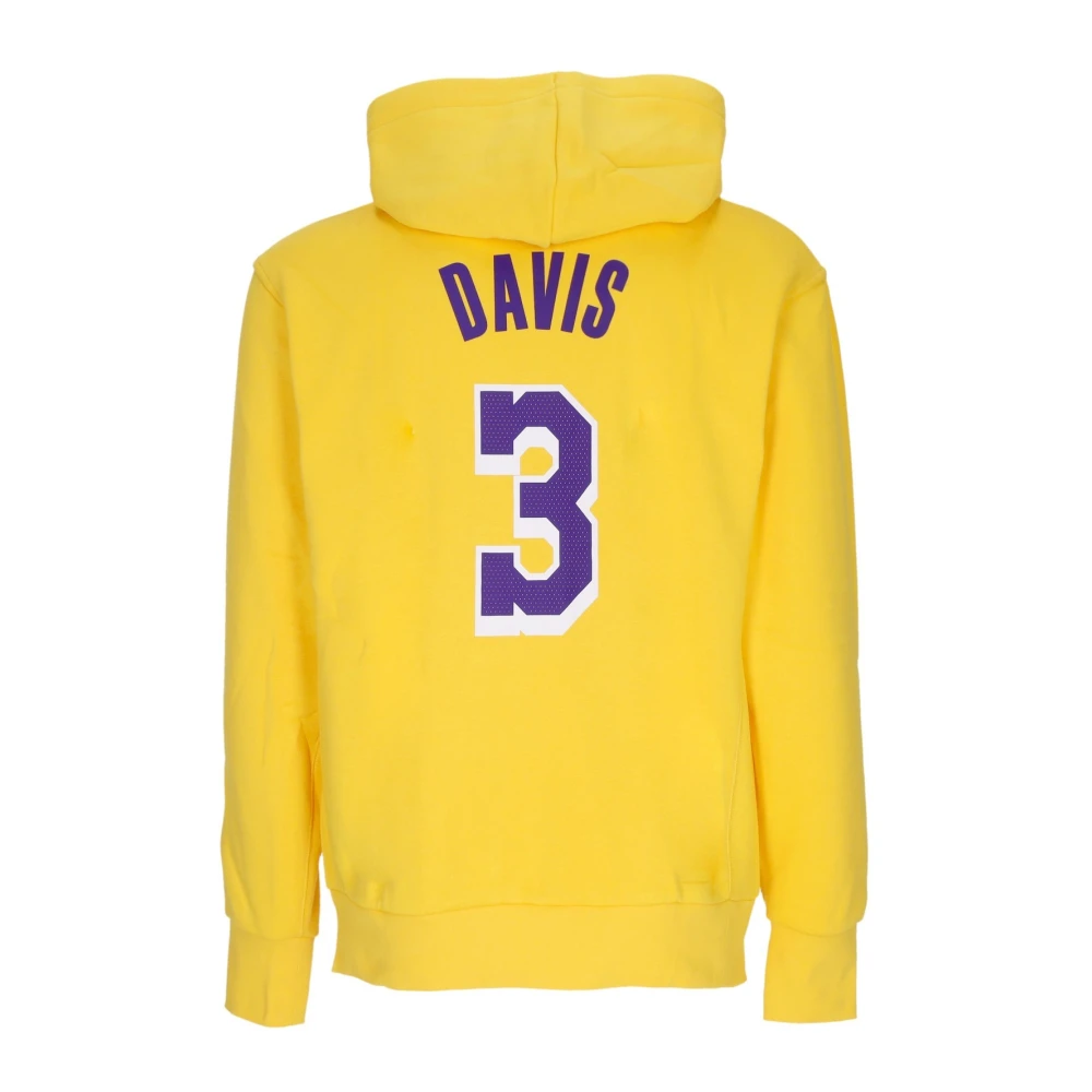 Nike Anthony Davis NBA Fleece Hoodie Yellow Heren