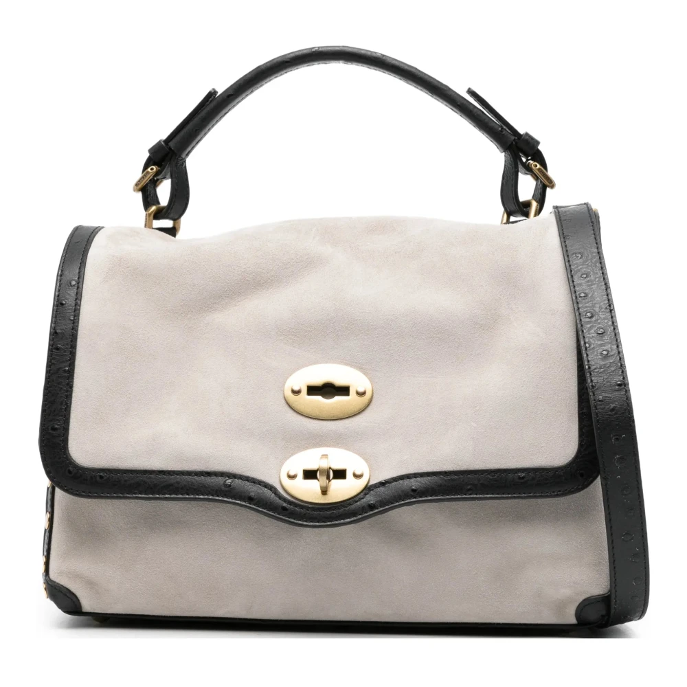 Zanellato Women's Gray Postina Zashmere Cactus Small Tote Bag - Handbags - One Size - Bags