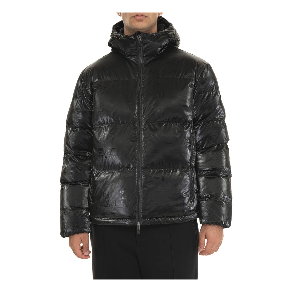 Emporio Armani EA7 Pufferjas voor Heren Black Heren