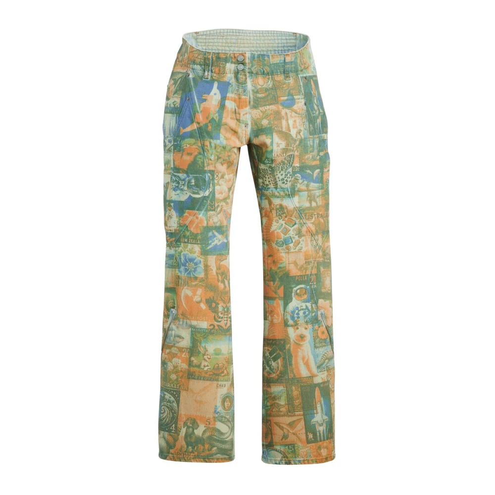 Kiko Kostadinov Damen Multicolor Jeans, Mehrfarbig, W25größe: