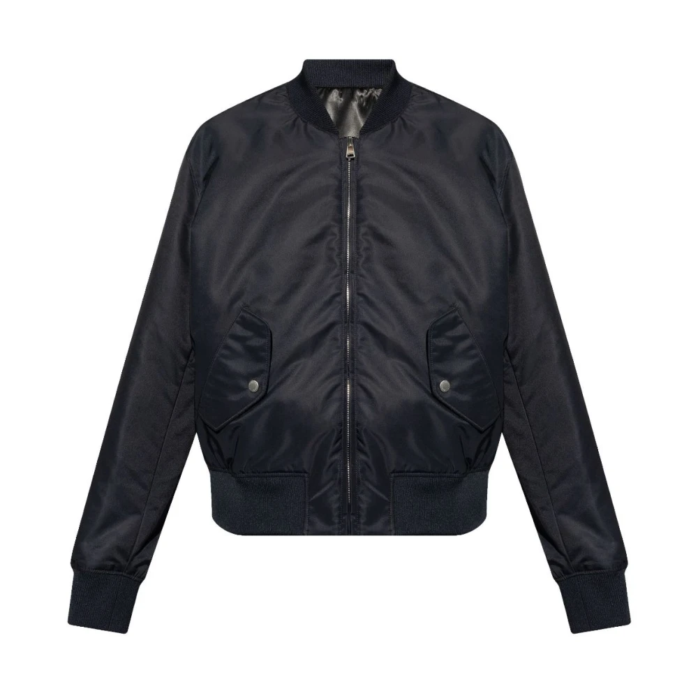 Balmain Zwarte Bomberjack Aw24 Black Heren