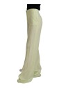 yellow-cotton-high-waist-straight-long-pants