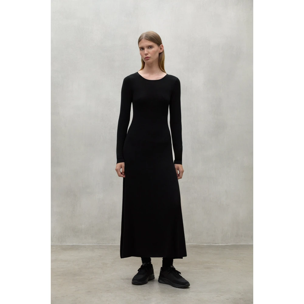 Ecoalf Zwarte Jurk 319 Black Dames