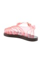 red-buckle-flat-sandals