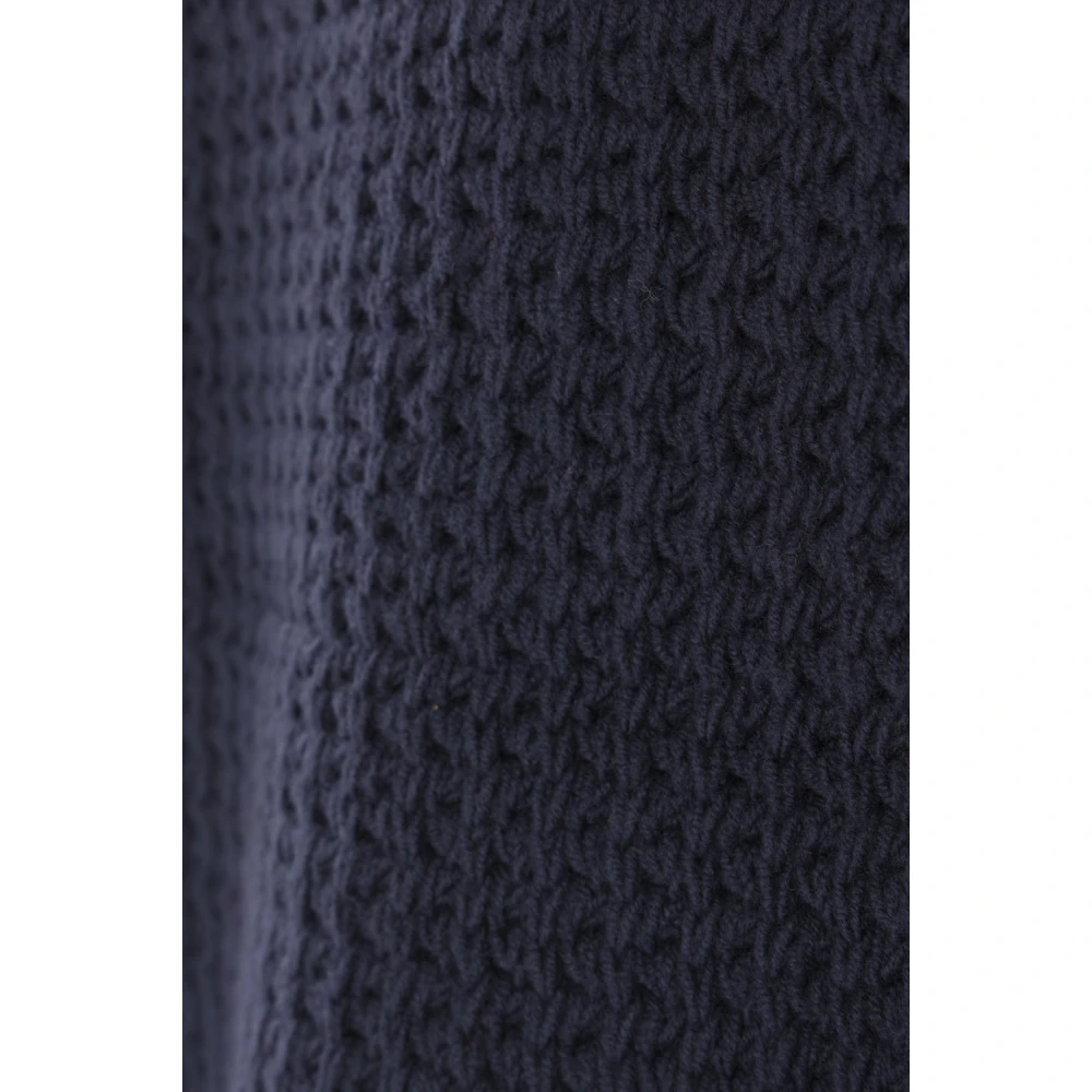 Undercover Navy Blauwe Gebreide Trui Blue Heren