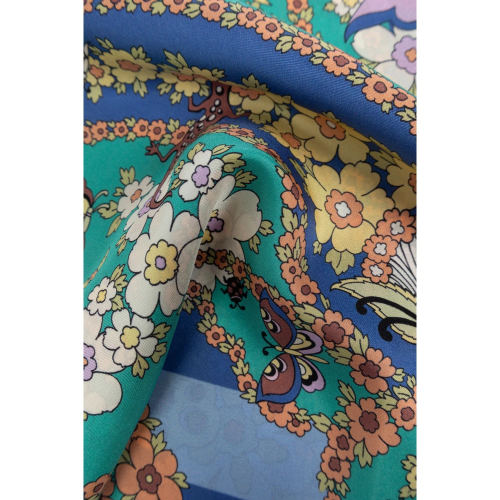 ETRO Zijden sjaal Multicolor Dames