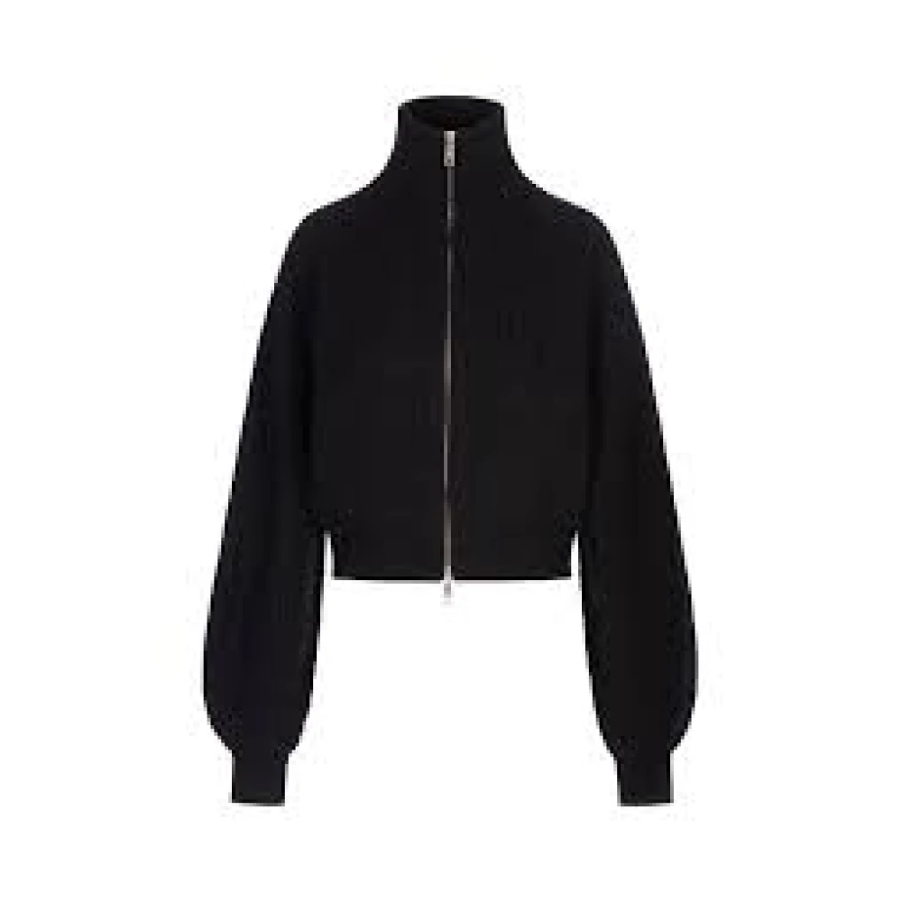 SPORTMAX Stijlvolle Gebreide Cardigan Sweater Black Dames